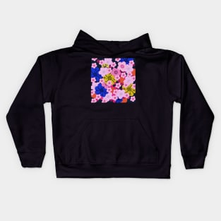 Japanese pop art sakura pattern Kids Hoodie